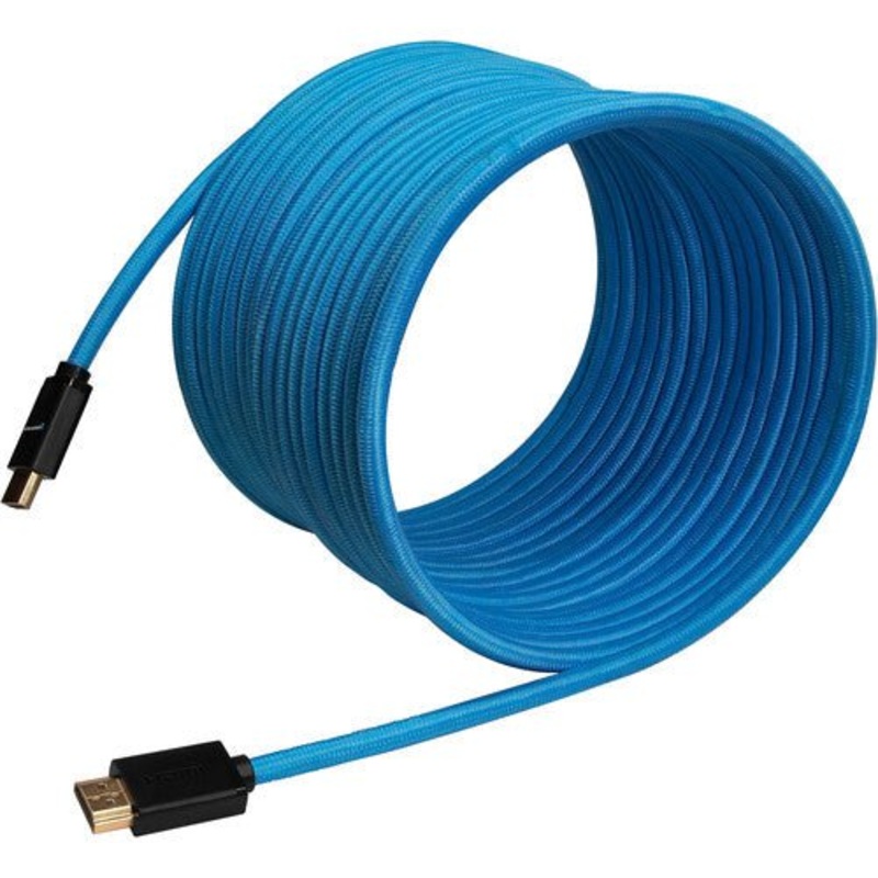 Kondor Blue Braided HDMI 4K Cable (25, Blue)