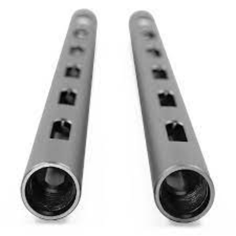 Kondor Blue PPSH 15mm Rods (Pair, Black, 8")