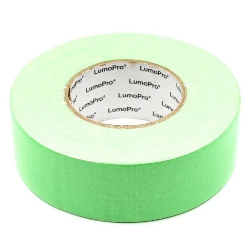 Lumopro Fluorescent Green 2 X 55yd Gaffer Tape