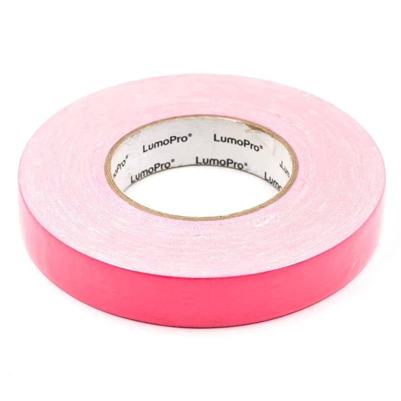 Lumopro Fluorescent Pink 1 X 55yd Gaffer Tape