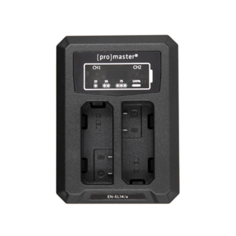Promaster Dually Charger - USB for Nikon EN-EL14