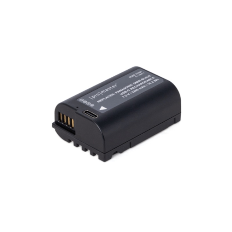 Promaster Li-ion Battery for Panasonic DMW-BLK22 with USB-C Charging