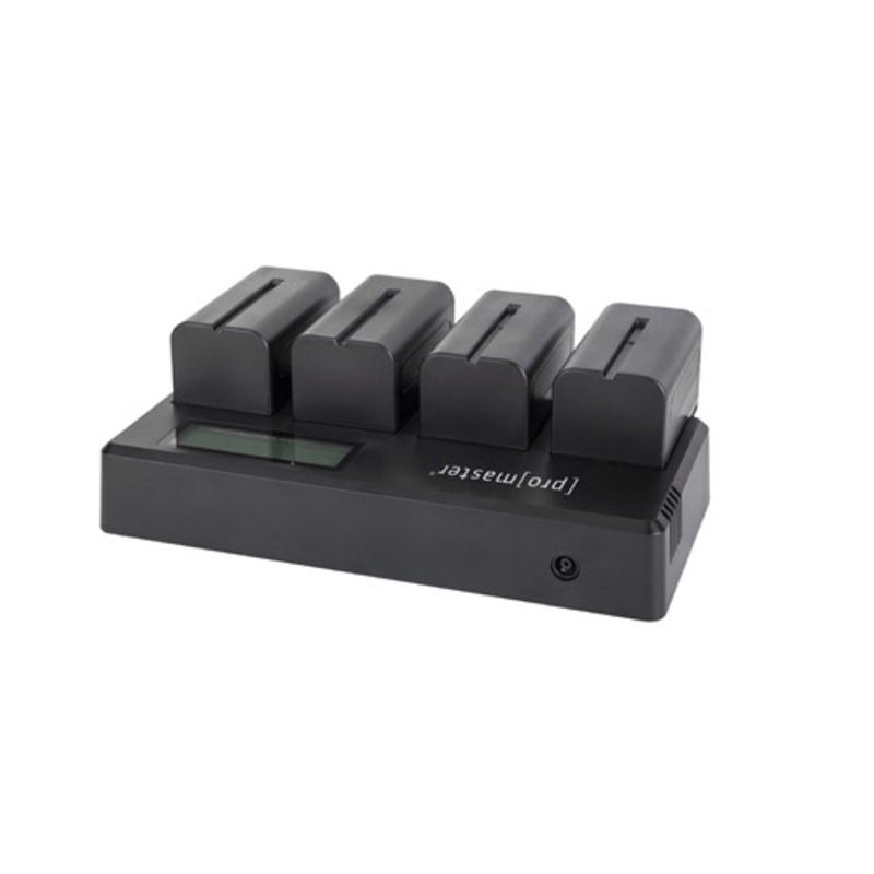 Promaster Battery & Charger Kit Quad for Sony NP-F770