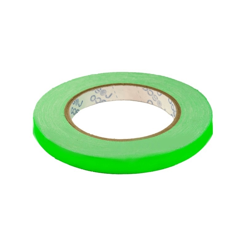 GaffTac 12 Flourescent Green Spike Tape 12mm X 25m