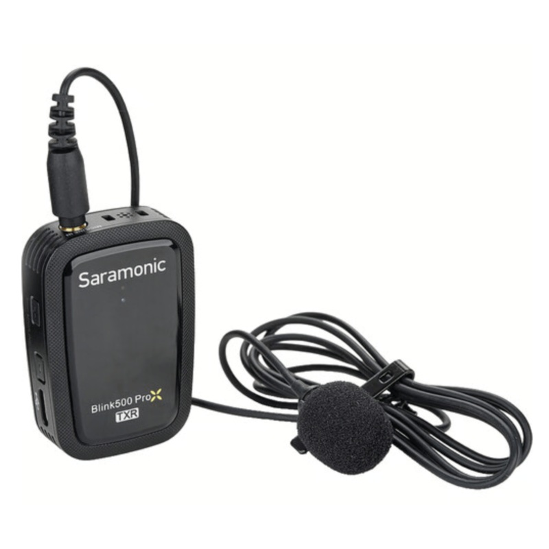 Saramonic Blink 500 ProX TXR Transmitter/Recorder with Built-In Mic and Lavalier Mic (2.4 GHz)