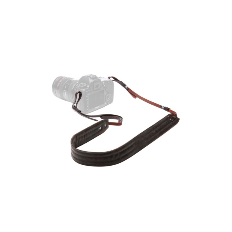 ONA Leather Presidio Camera Strap Dark Truffle