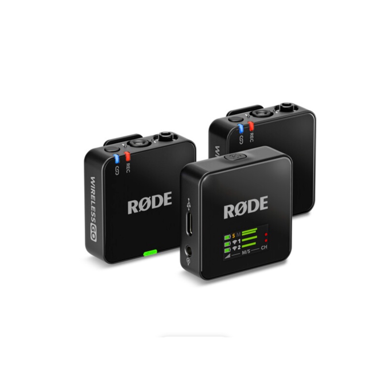RODE Wireless GO (Gen 3) 2-Person Compact Digital Wireless Microphone System/Recorder (2.4 GHz, Black)