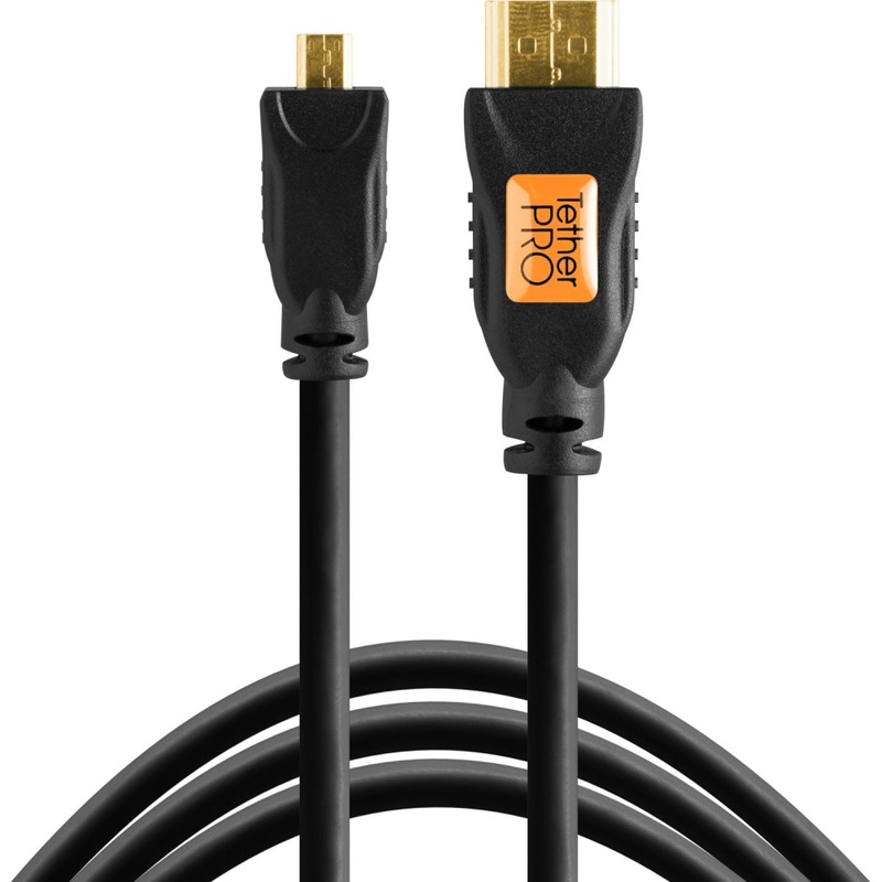 Tether Tools TetherPro Micro-HDMI to HDMI Cable | 15'