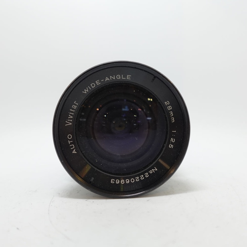 Used Auto Vivitar Wide-Angle 28mm f/2.5 F Mount Lens | Black | U9