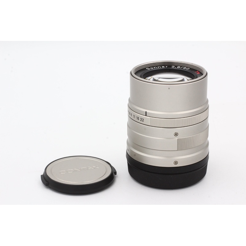 Used Contax G 90mm f2.8 T* Sonnar Lens Chrome - Used Very Good