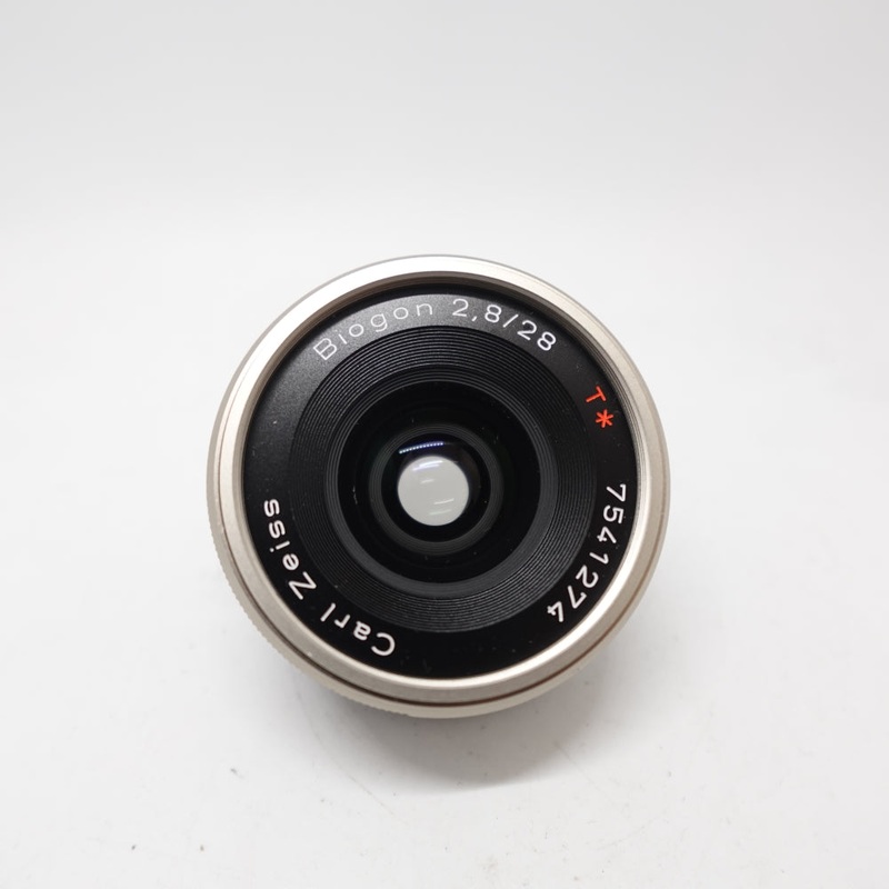 Used Contax Zeiss Biogon 28mm f/2.8 T* G-Mount Rangefinder Lens | Chrome | U9+