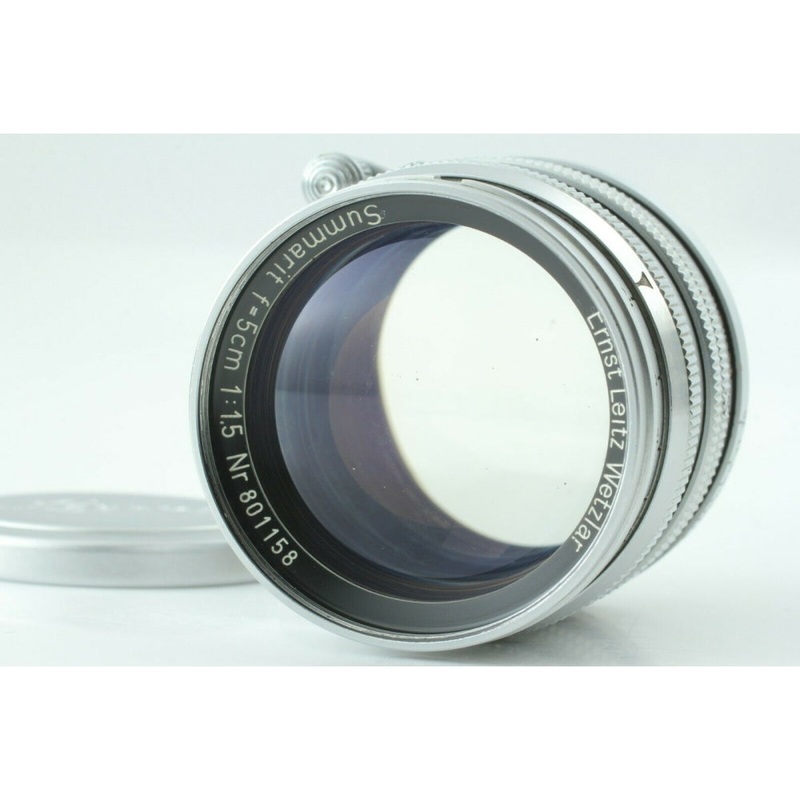 Used Leica 5cm f/1.5 (50mm) M Mount Lens Chrome - Used Very Good
