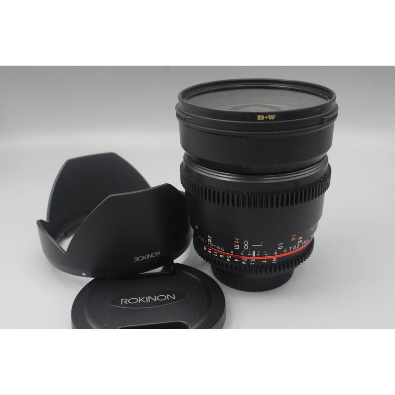 Used Rokinon 16mm T2.2 Nikon F Used Very Good
