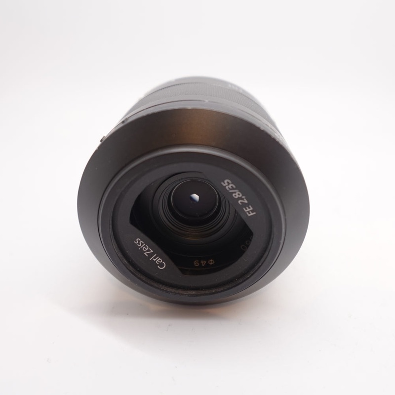 Used Sony Zeiss Sonnar T* FE 35mm f/2.8 Prime Lens | Black | U7