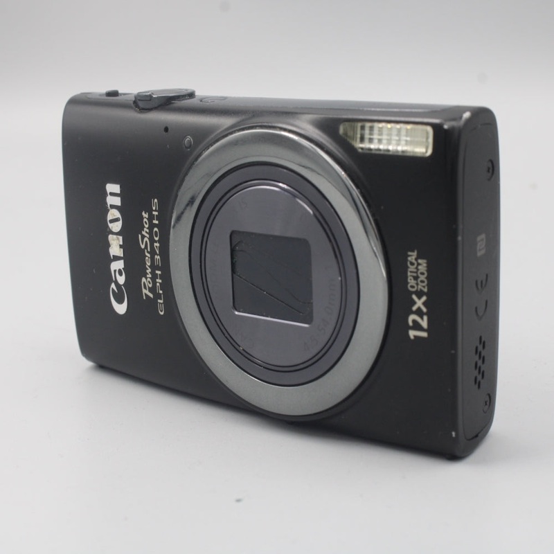 Used Canon Powershot Elph 340HS Digital Point and Shoot