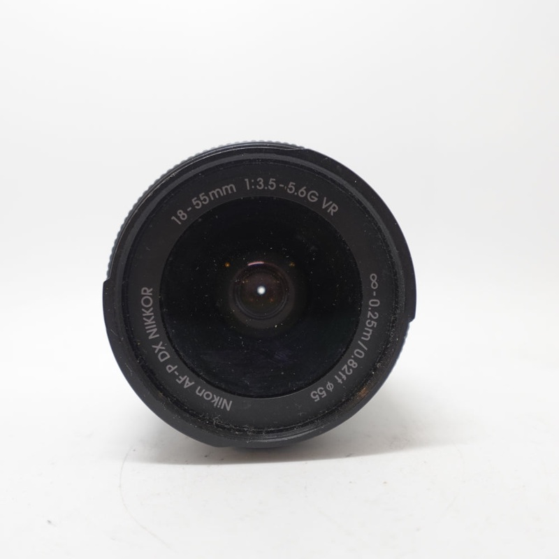 Used Nikon AF-P DX Nikkor 18-55mm f/3.5-5.6G VR Zoom Lens | Black | U9