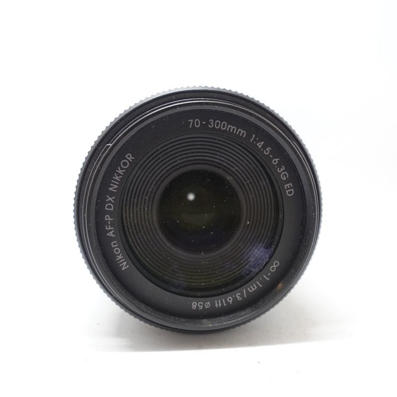 Used Nikon AF-P DX Nikkor 70-300mm f/4.5-6.3G ED Zoom Lens | Black | U9