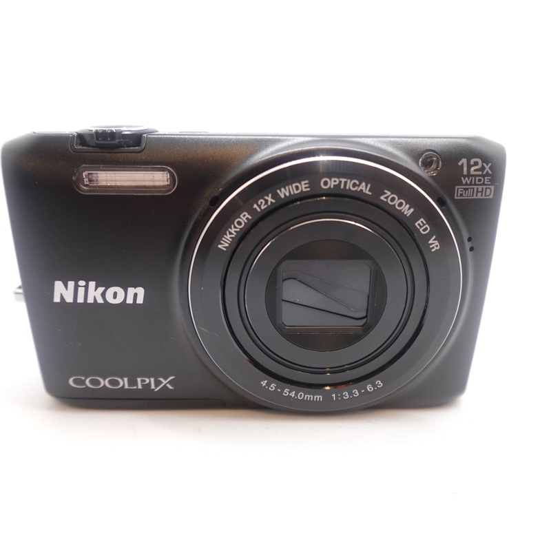 Used Nikon Coolpix S6800 Digital Point and Shoot Camera | Black | U9+