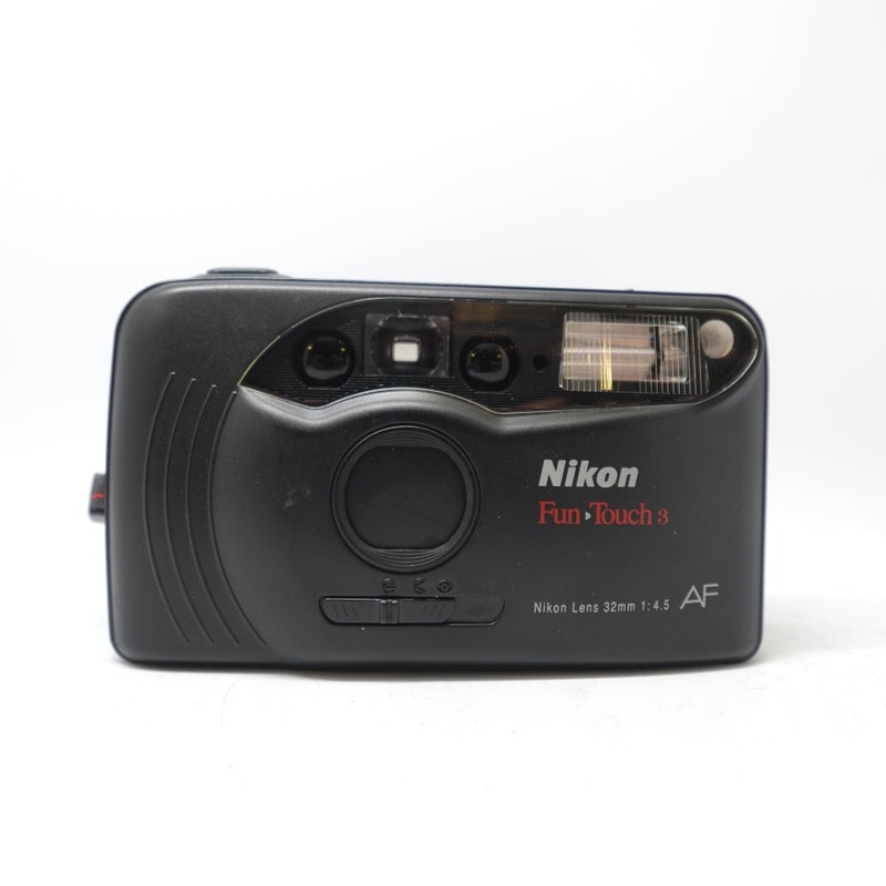 Used Nikon Fun Touch 3 35mm Point and Shoot Camera | Black | U8+
