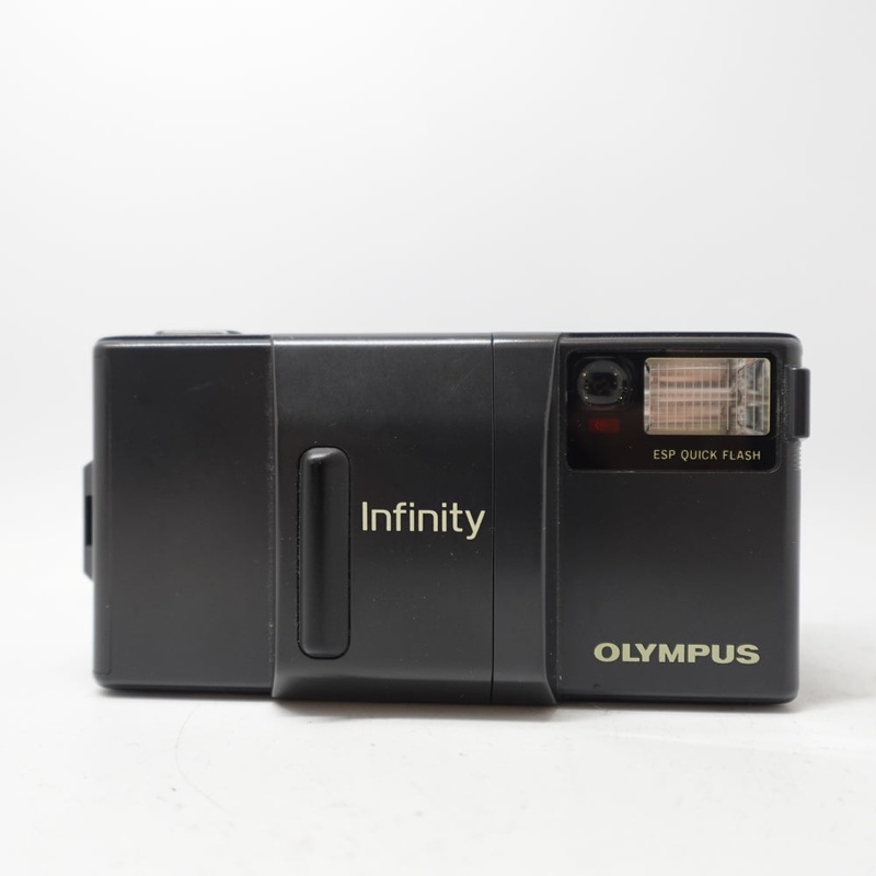 Used Olympus Infinity 35mm Point and Shoot Camera | Black | U8+