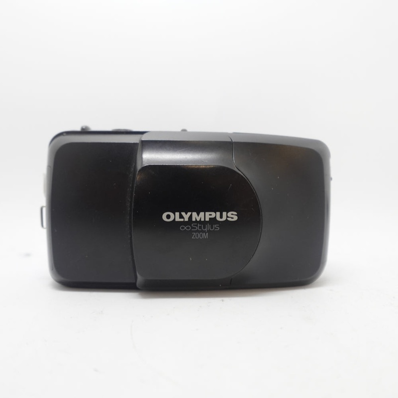 Used Olympus Infinity Stylus Zoom 35mm Point and Shoot Camera | Black | U7