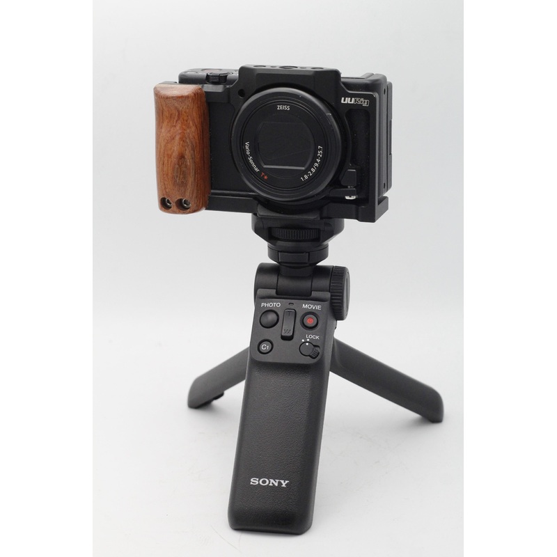 Used Sony ZV-1 with UURig Metal Cage and Sony Wireless Shooting Grip - Used Very Good