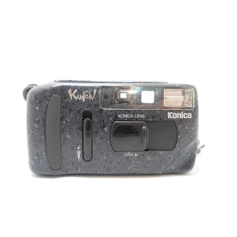 Used Konica Kanpai 35mm Point and Shoot Camera | Grey | U9