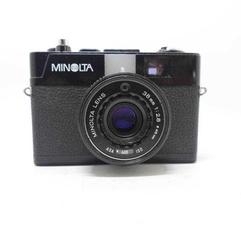 Used Minolta Hi-Matic G2 35mm Point and Shoot Camera | Black | U8