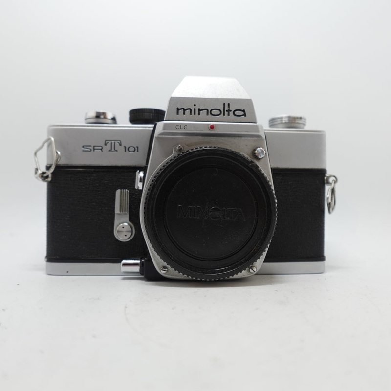 Used Minolta SR-T 101 35mm SLR Camera Body | Chrome | U8