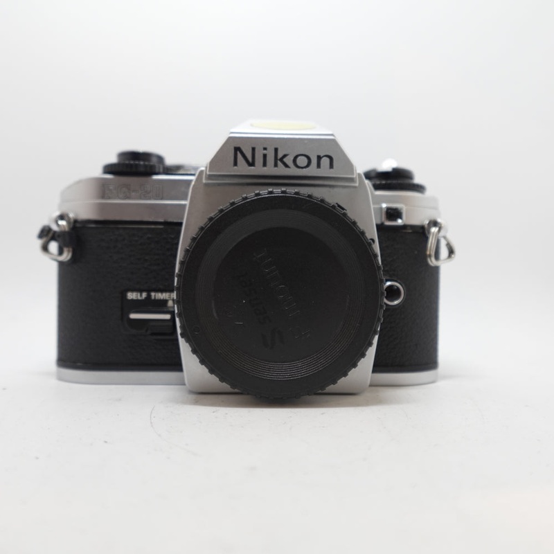 Used Nikon FG-20 35mm SLR Camera Body | Chrome | U8