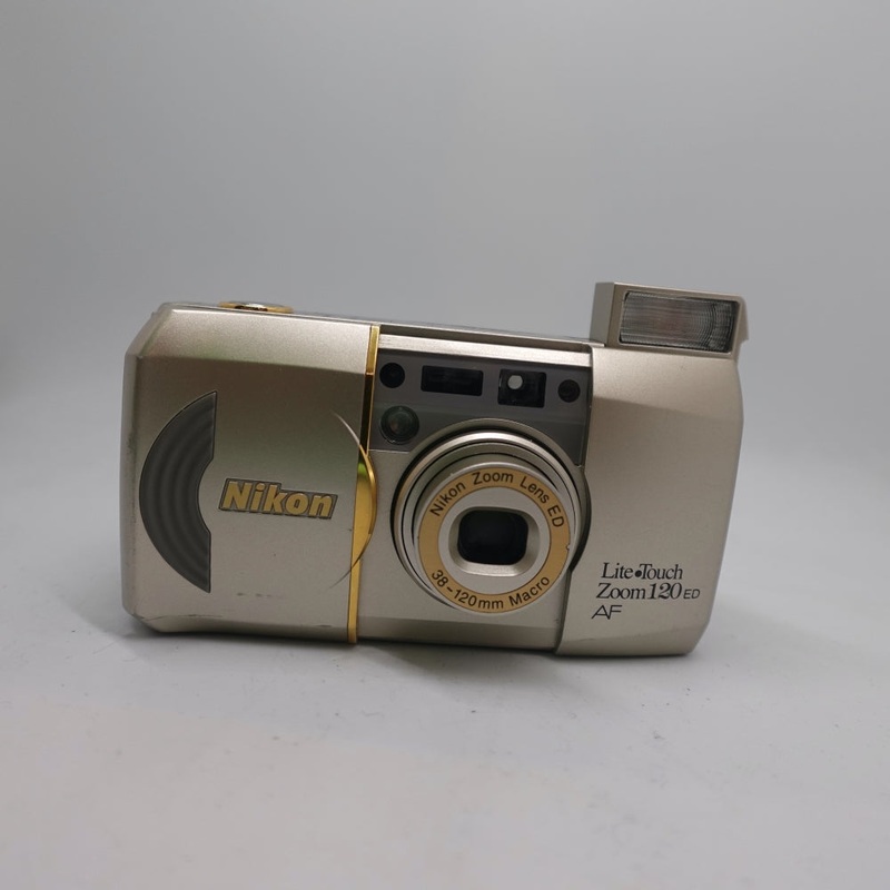 Used Nikon Lite Touch Zoom 120 ED AF 35mm Point and Shoot Camera | Chrome | U9