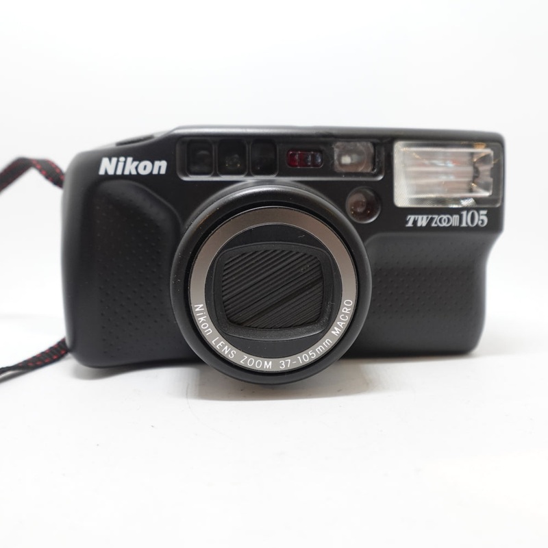 Used Nikon TW Zoom 105 35mm Point and Shoot Camera | Black | U9