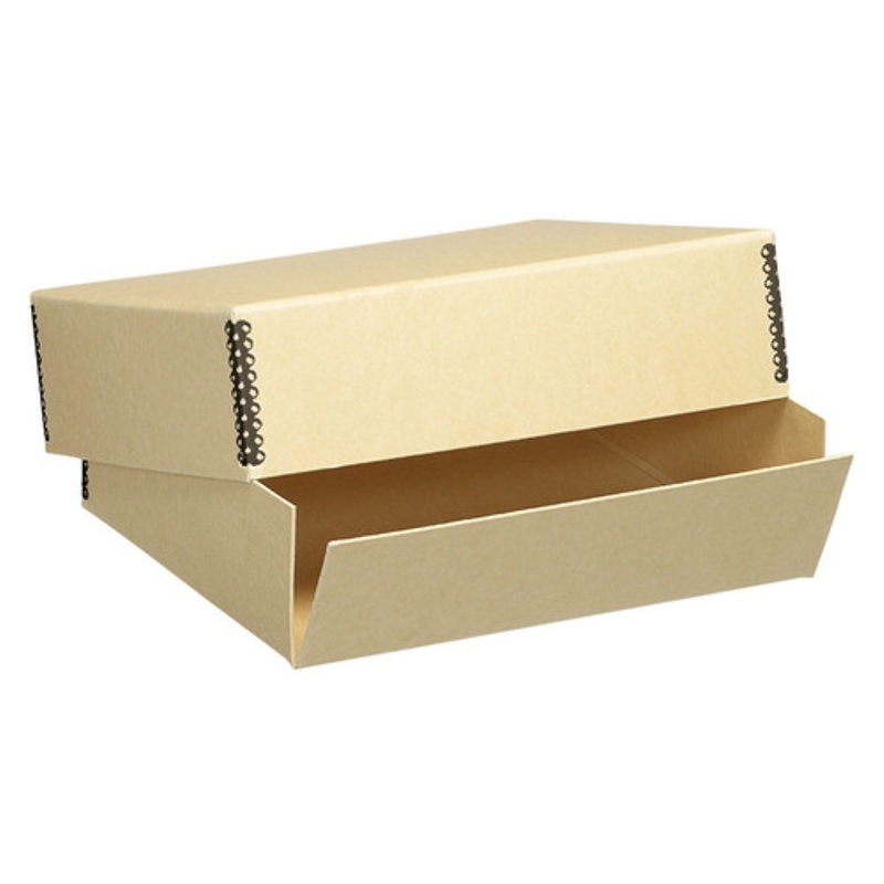 Archivalware Drop Front  Box | 8.5 x 10.5 x 3",  Tan