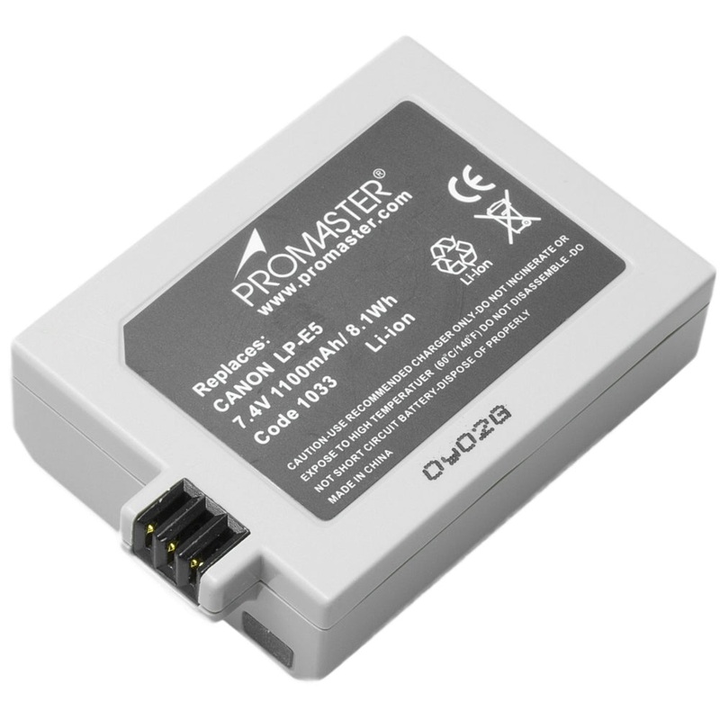 Promaster LP-E5 XtraPower Lithium Ion Replacement Battery