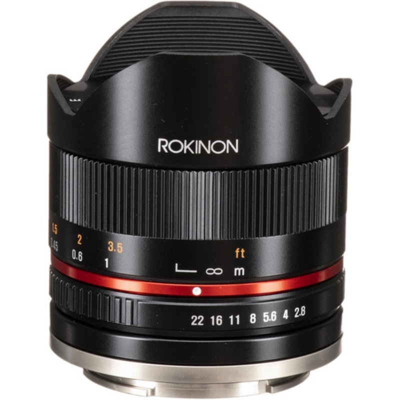 Rokinon 8mm f/2.8 UMC Fisheye II Lens for Sony E | Black