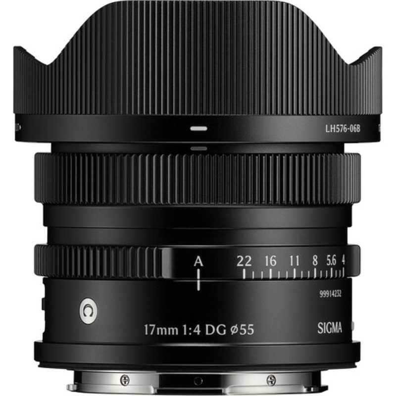Sigma 17mm f/4 DG Contemporary Lens | L-Mount, Black