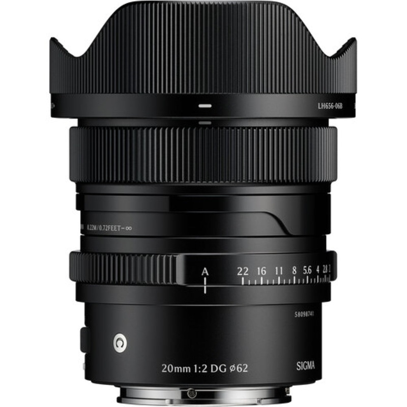 Sigma 20mm f/2 DG Contemporary Lens | Sony E, Black