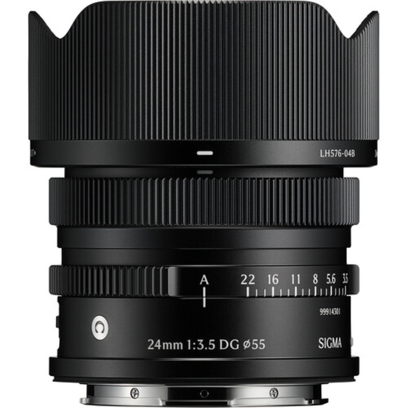 Sigma 24mm f/3.5 DG Contemporary Lens | L-Mount, Black