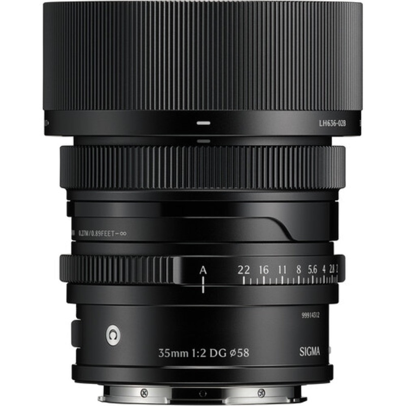 Sigma 35mm f/2 DG Contemporary Lens | L-Mount, Black