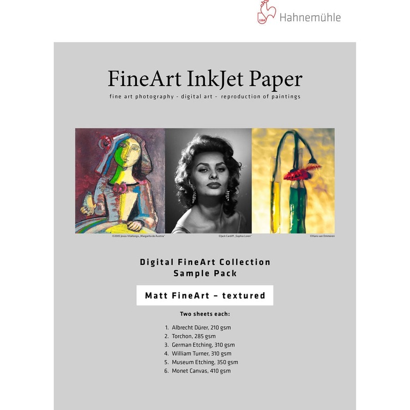 Hahnemhle Matte Textured FineArt Inkjet Paper Sample Pack | 8.5 x 11", 10 Sheets