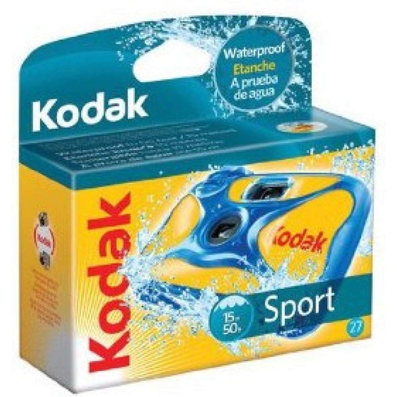 Kodak Sport Waterproof Single-Use 35mm Disposable Camera | 27 Exposures