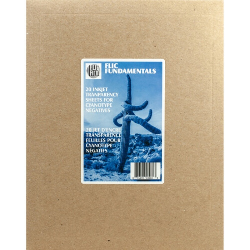 Flic Film Cyanotype Transparency Film | 20 Sheets