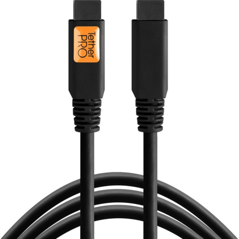 Tether Tools TetherPro FireWire 800 9-Pin to FireWire 800 9-Pin Cable | Black, 15'