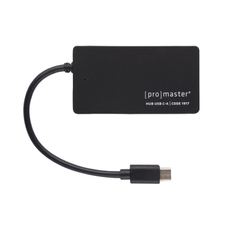 Promaster 1917 USB Hub USB-C male to USB-A female 4-port