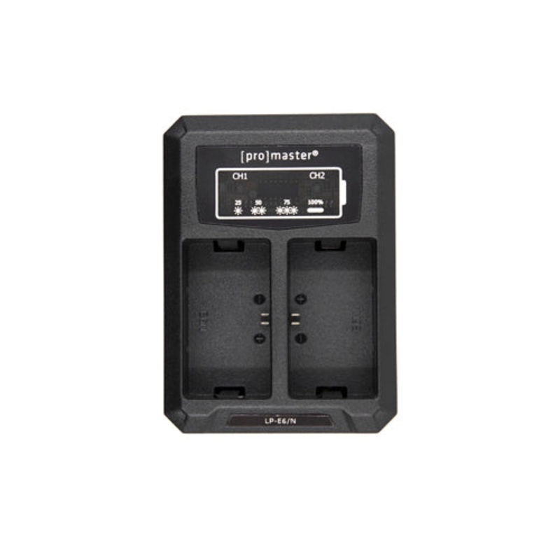 Promaster Dual Charger | USB for Canon LP-E6(N)