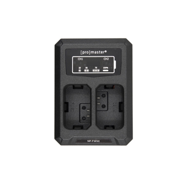 Promaster Dual Charger | USB for Sony NP-FW50