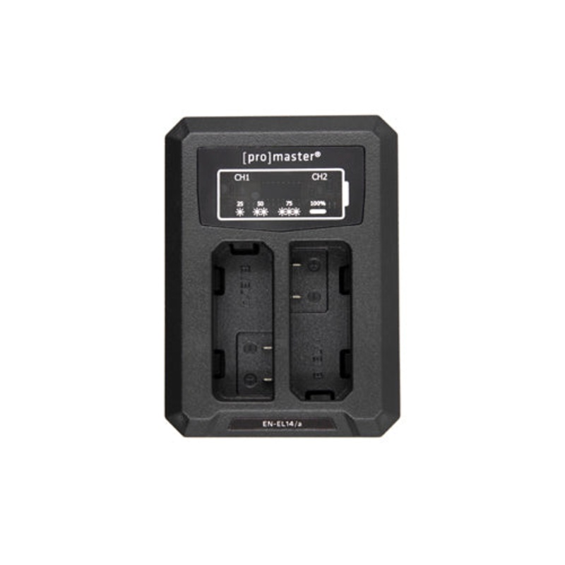 Promaster Dually Charger | USB for Nikon EN-EL14