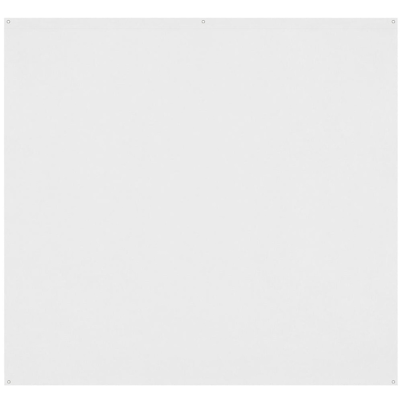 Westcott X-Drop Fabric Backdrop | High-Key White, 8 x 8'