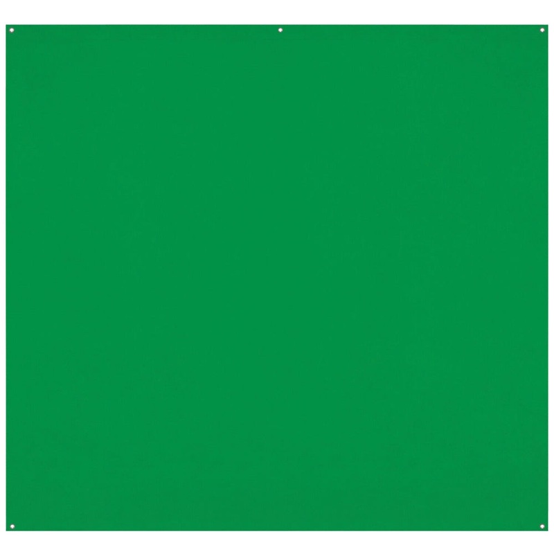 Westcott X-Drop Pro Wrinkle-Resistant Backdrop | Chroma-Key Green, 8 x 8'