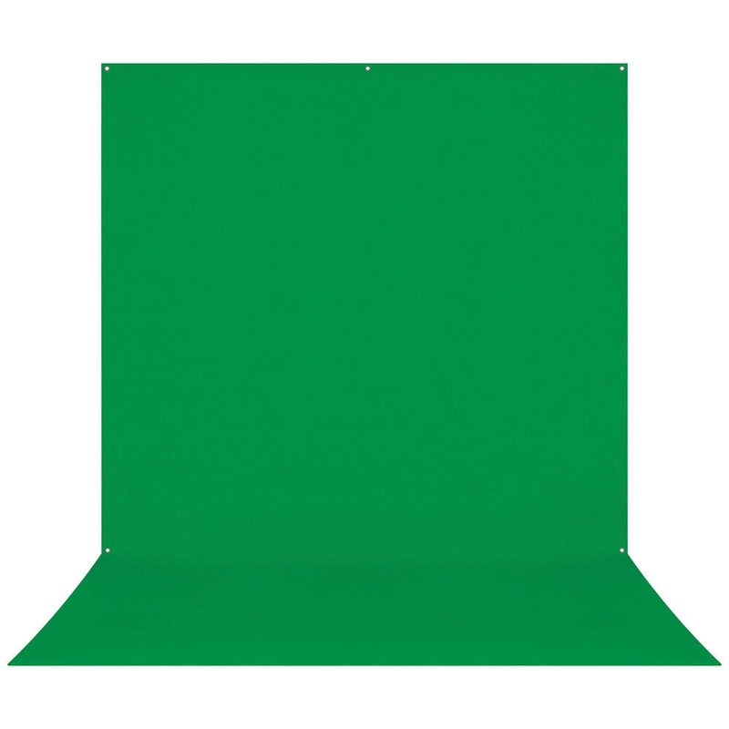 Westcott X-Drop Pro Wrinkle-Resistant Backdrop Sweep | Chroma-Key Green, 8 x 13'